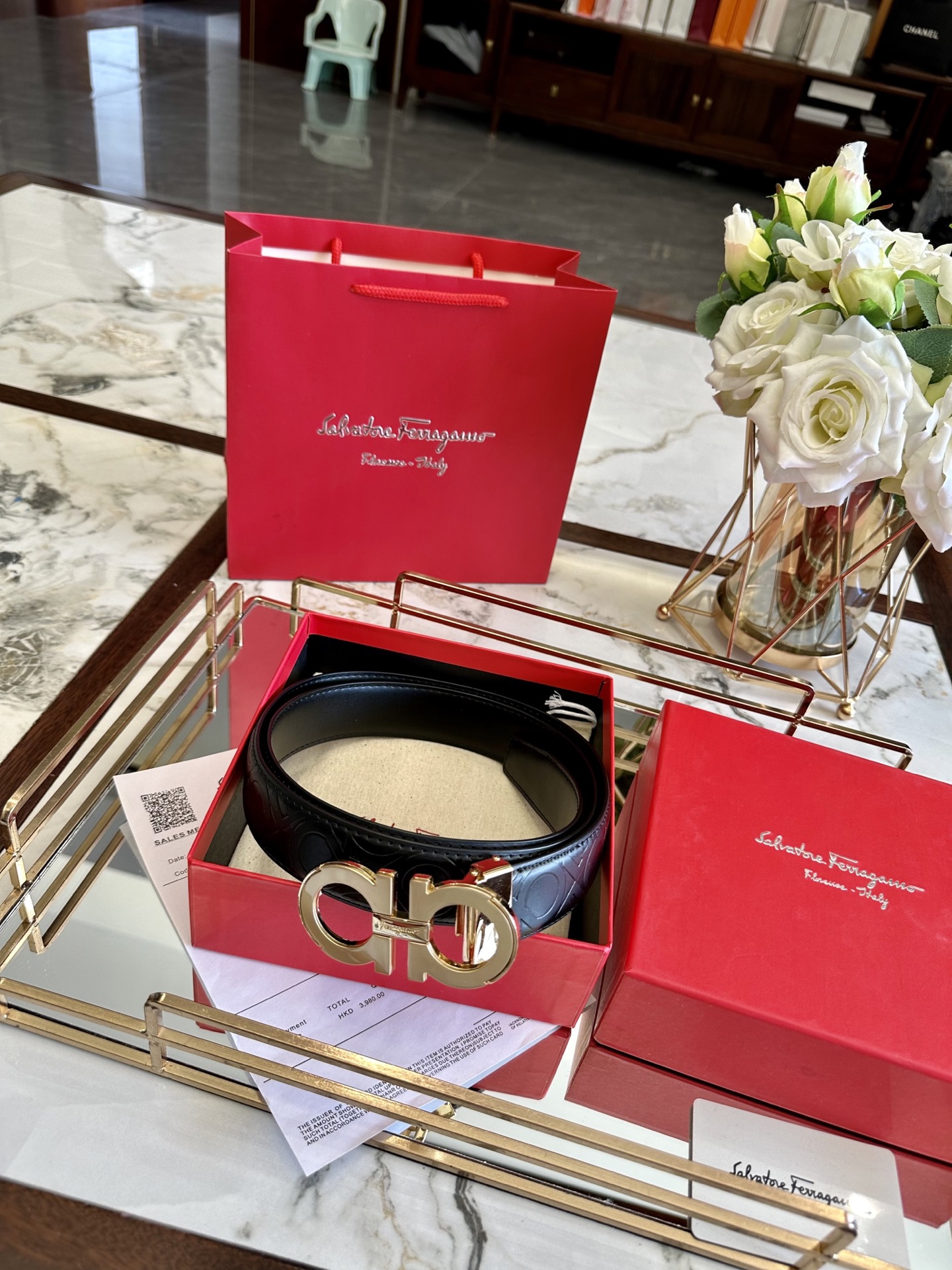 Ferragamo belt model 31